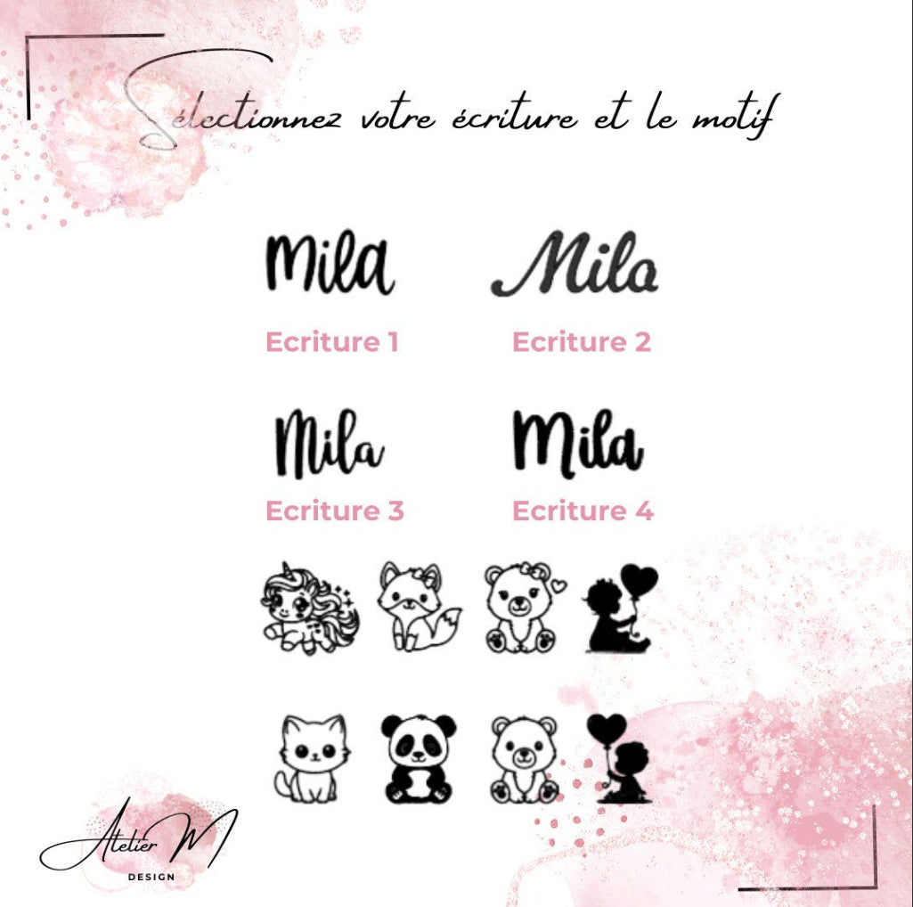 Cadeau naissance - boîte personnalisée bébé