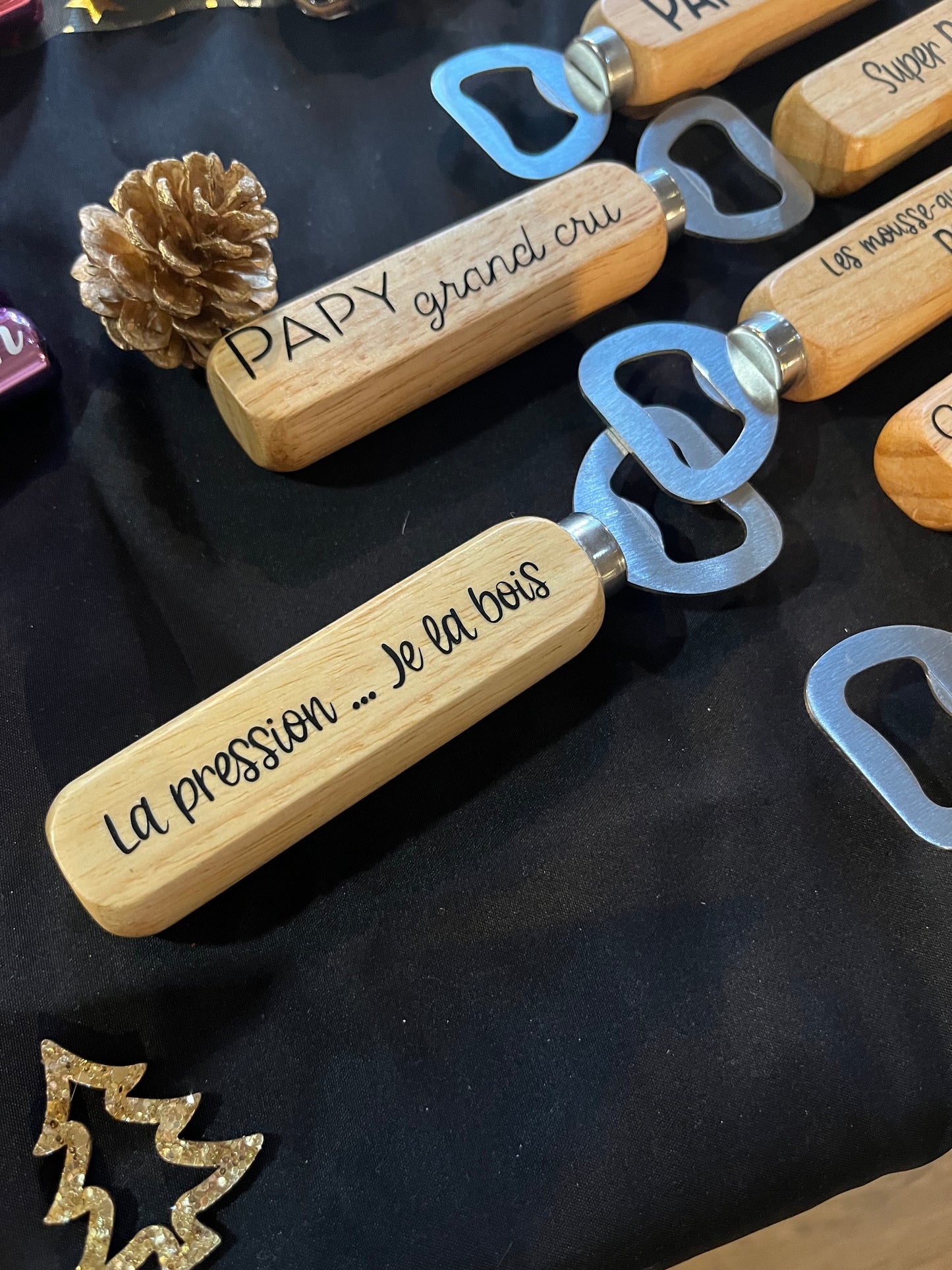 Décapsuleur personnalisé Papa - Phrase / Prénom