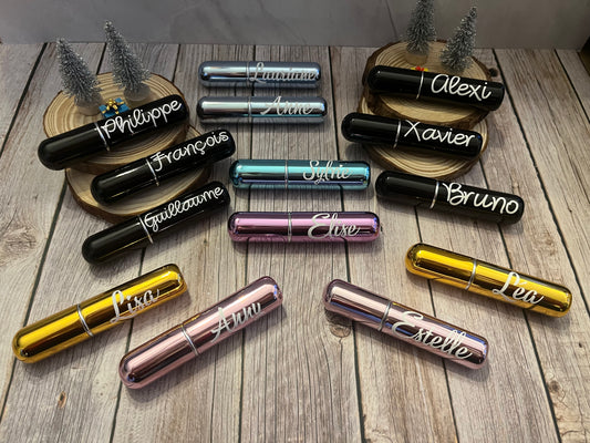Vaporisateur parfum de poche - personnalisé / prénom