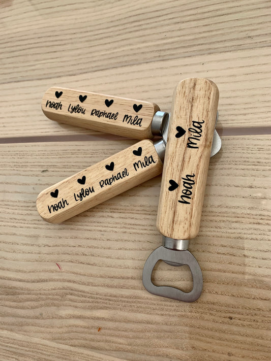 Décapsuleur personnalisé - Phrase / Prénom / Surnom