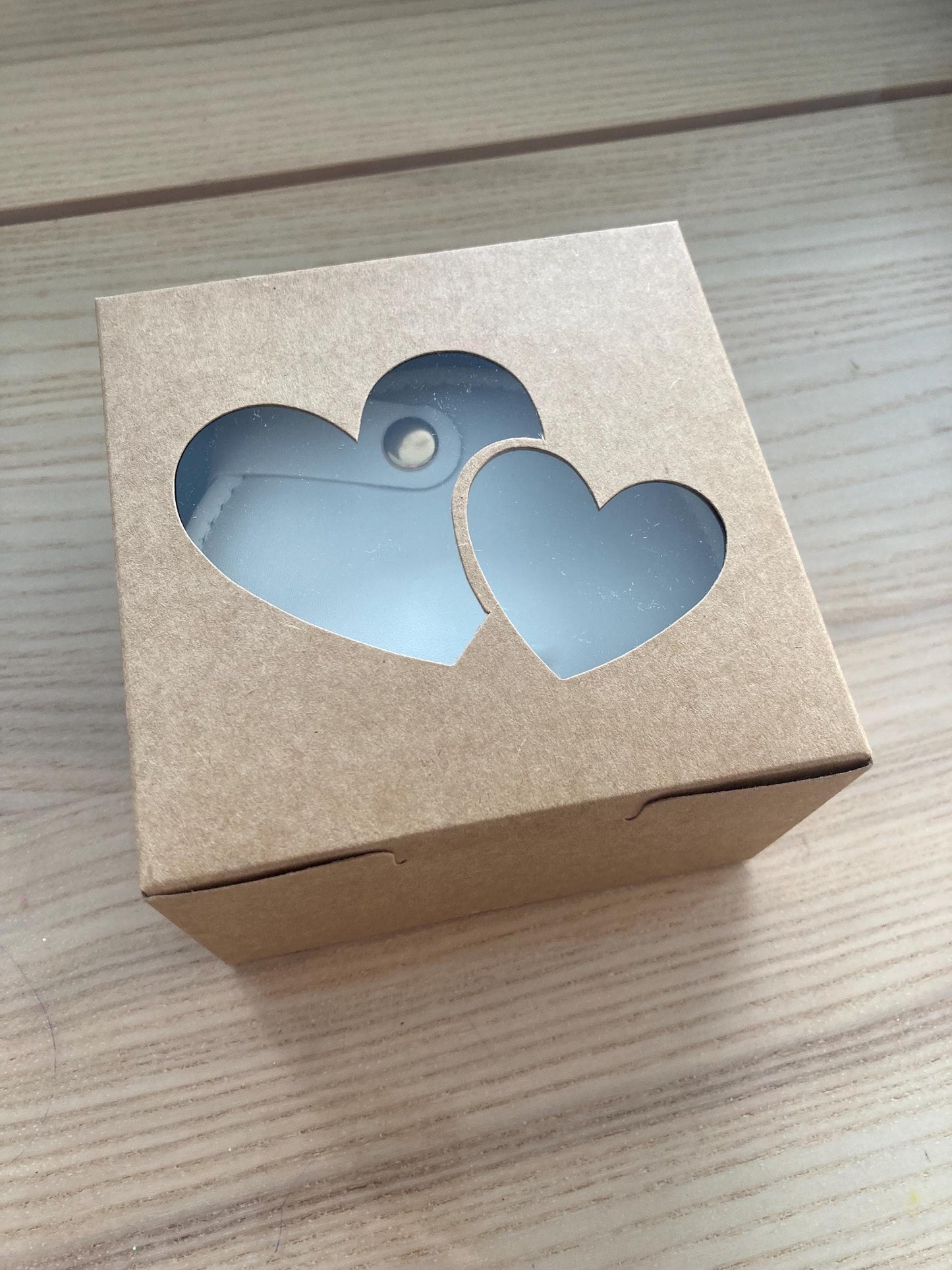 Boîte à bijoux ronde de voyage personnalisée - Simili cuir