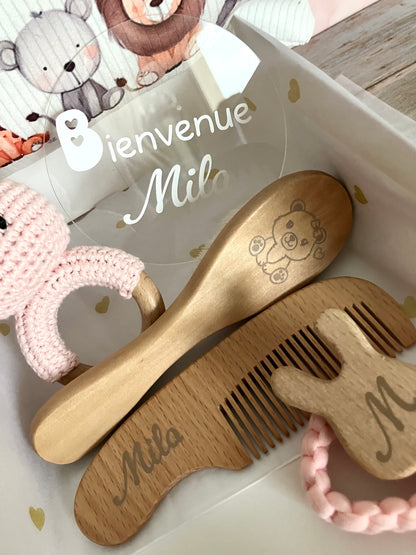 Cadeau naissance - boîte personnalisée bébé