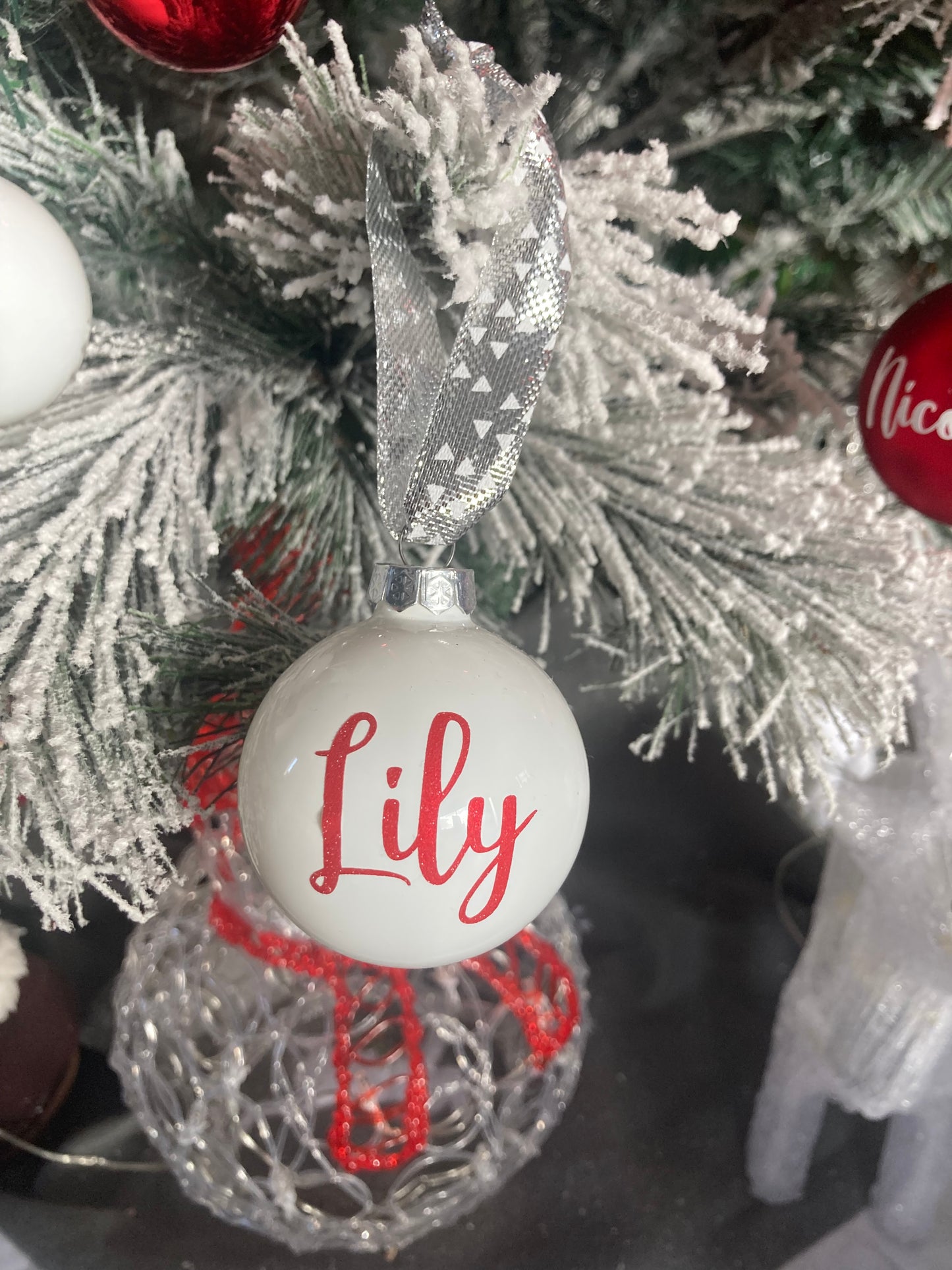 Boule de Noël personnalisée