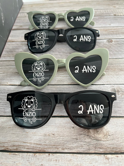 Lunettes personnalisées anniversaire / fête