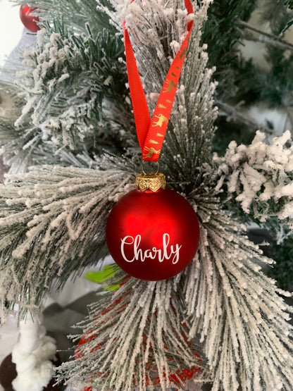 Boule de Noël personnalisée