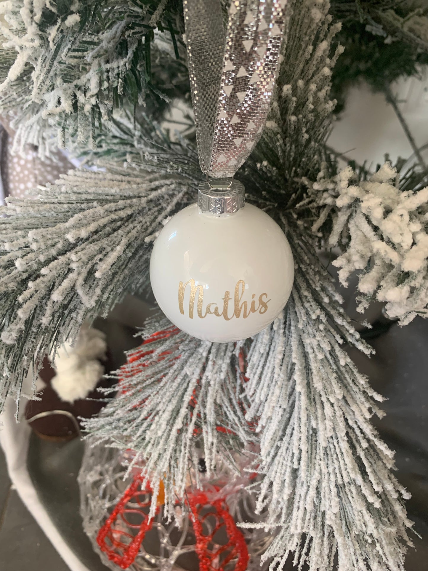 Boule de Noël personnalisée