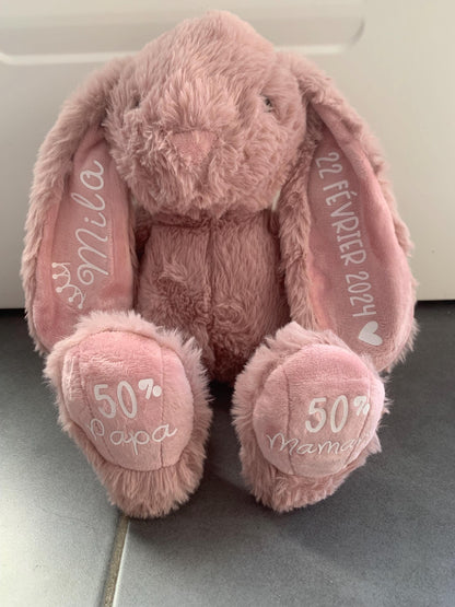 Peluche Naissance / Bébé / enfant personnalisée