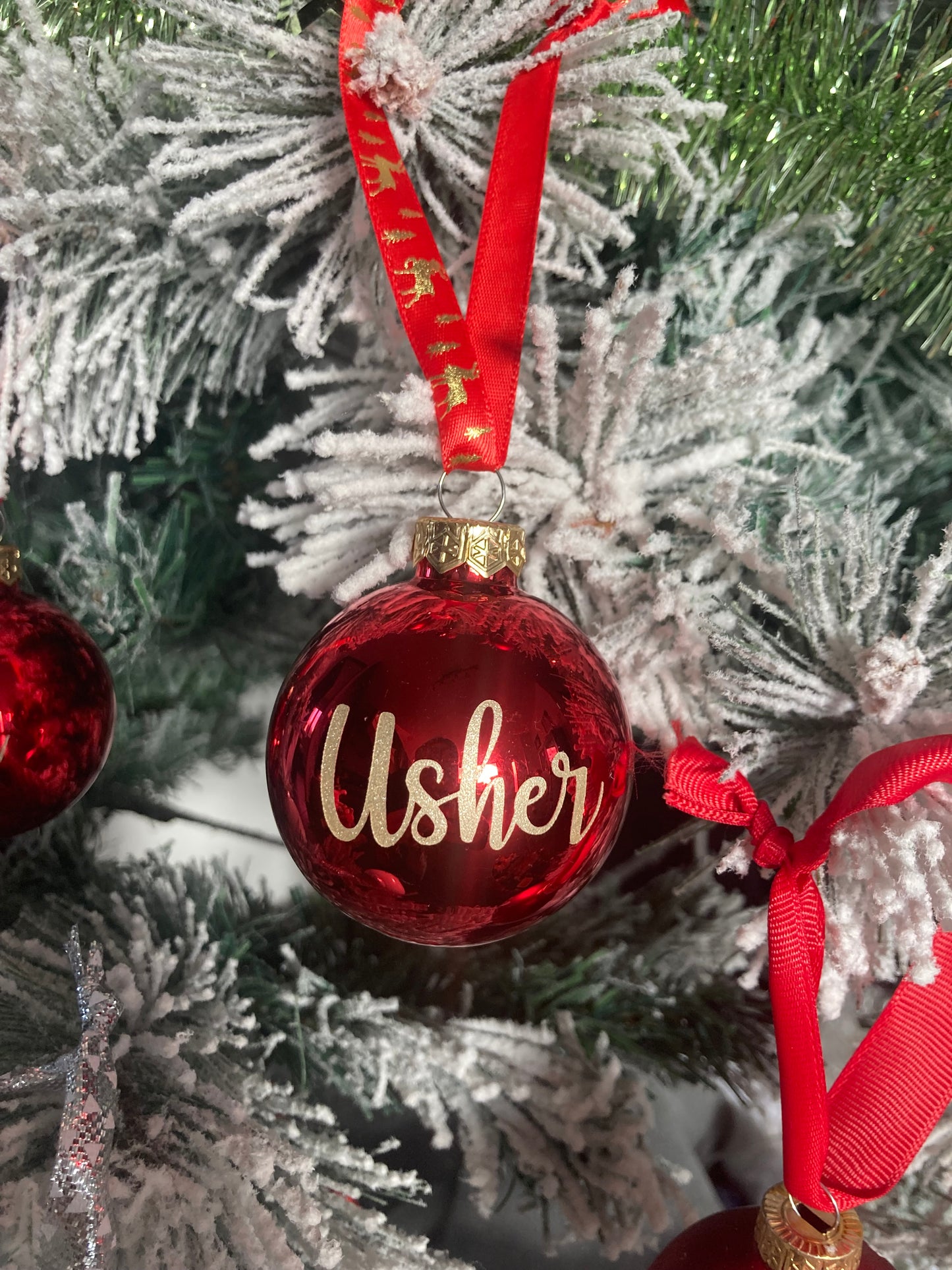 Boule de Noël personnalisée