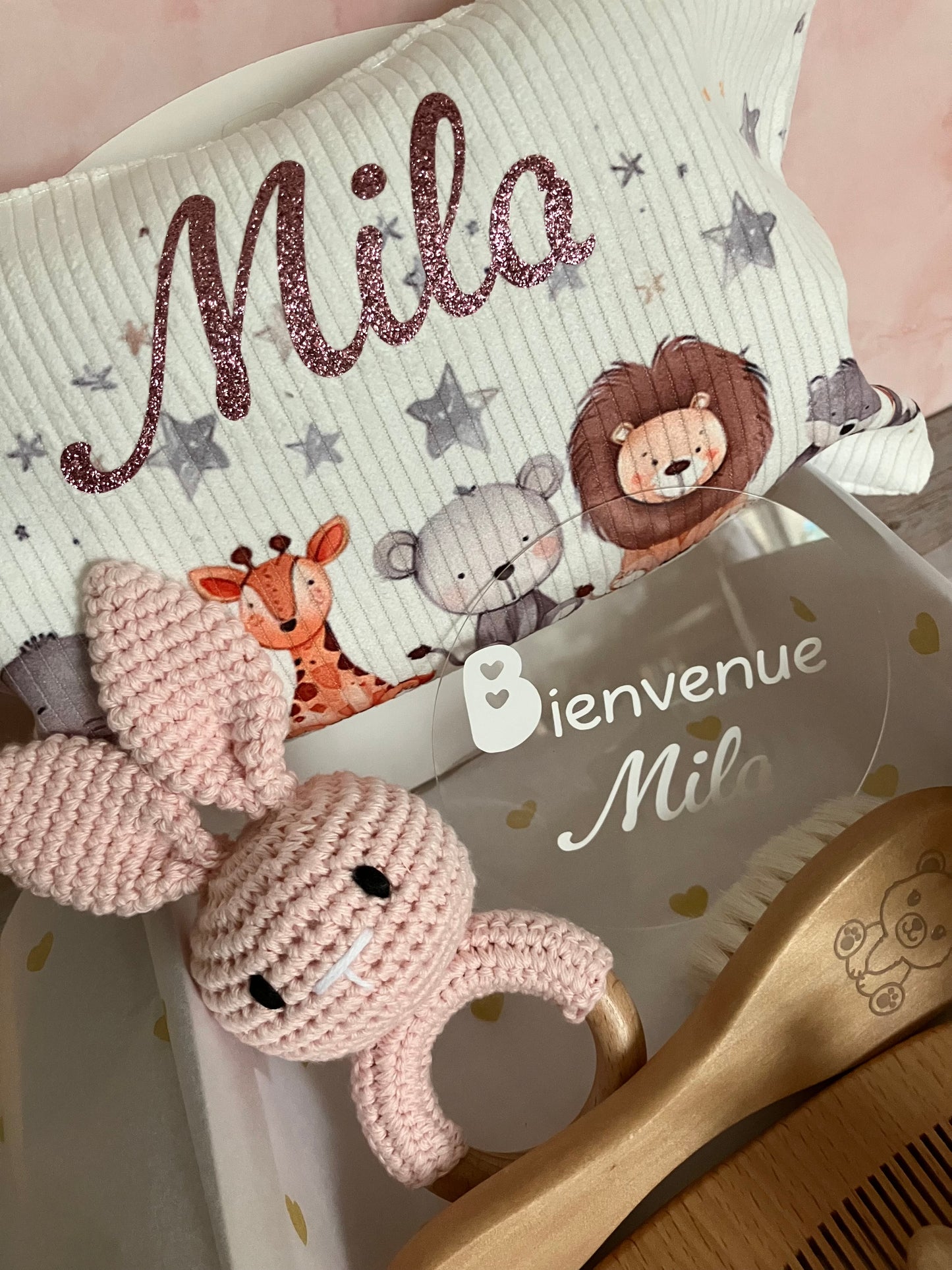 Cadeau naissance - boîte personnalisée bébé