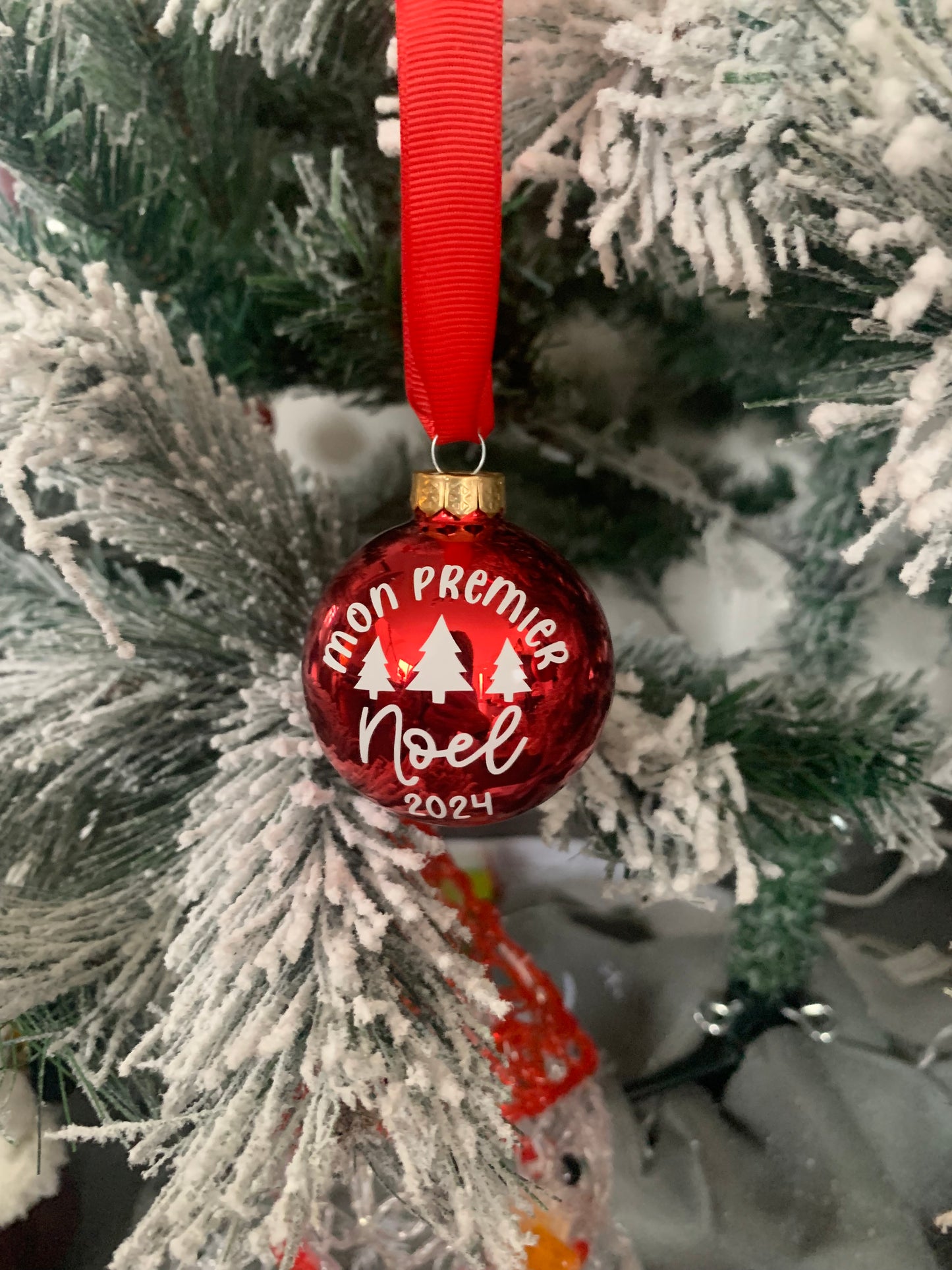 Boule de Noël personnalisée