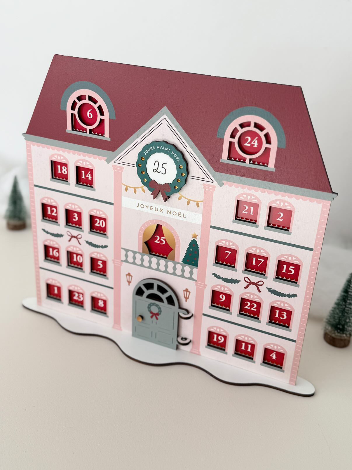 Calendrier de l’avent Le Grand hôtel - bois