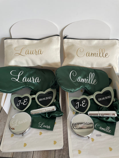 Box Témoin / demoiselle d’honneur - Mariage / EVJF - Couleur Vert