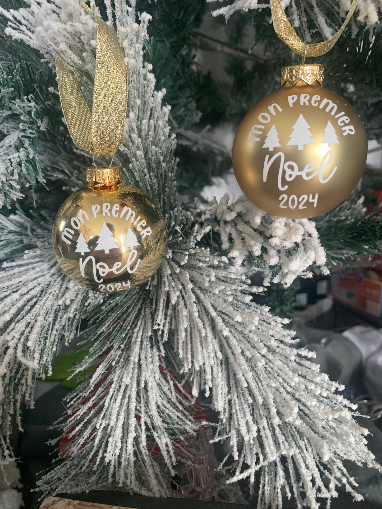 Boule de Noël personnalisée