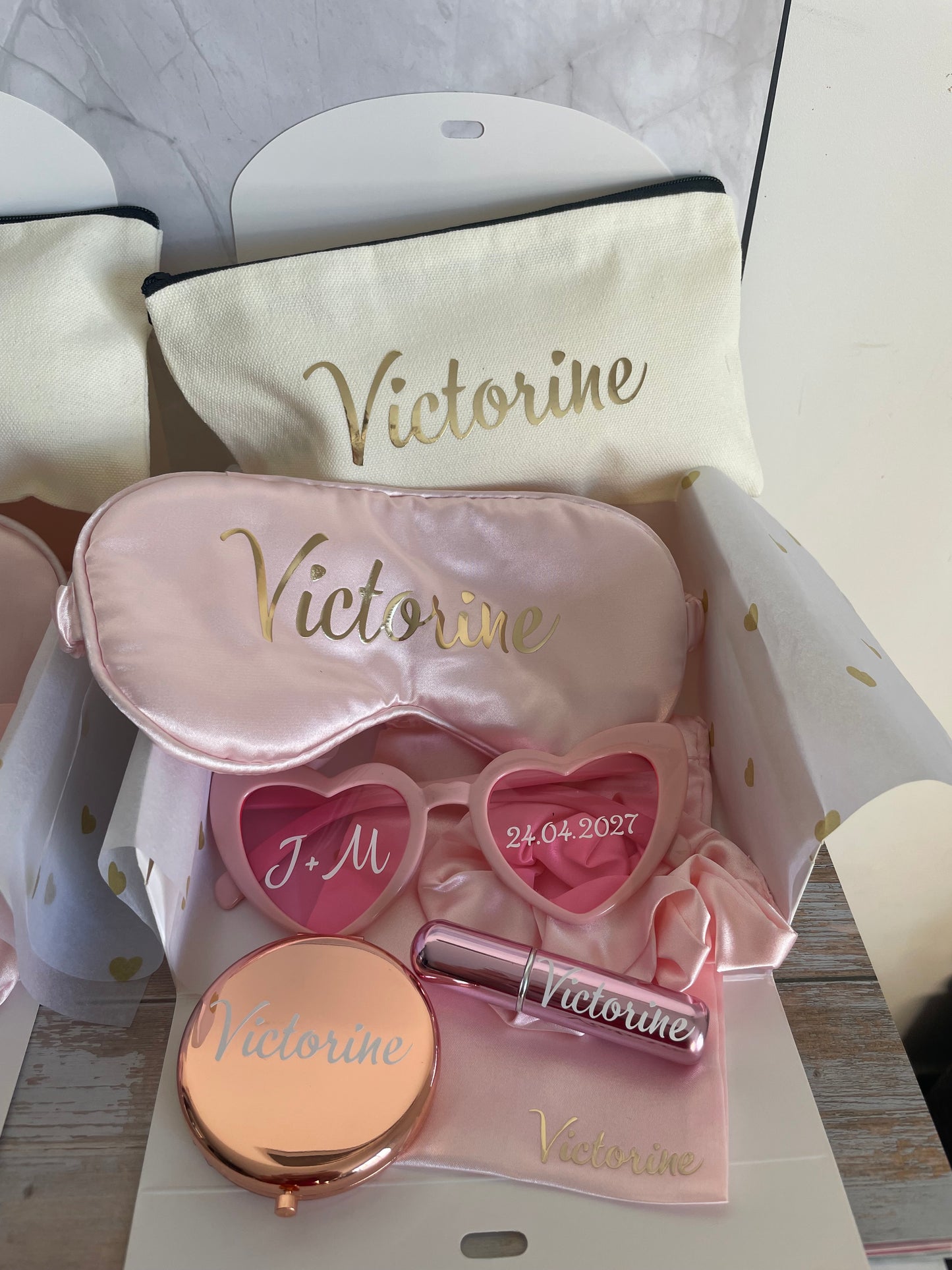 Box Témoin / demoiselle d’honneur - Mariage / EVJF - Couleur Rose