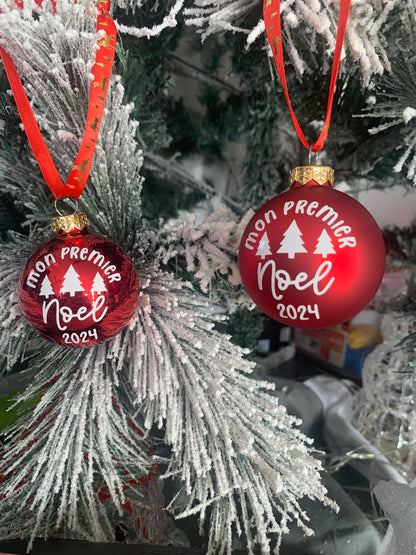 Boule de Noël personnalisée