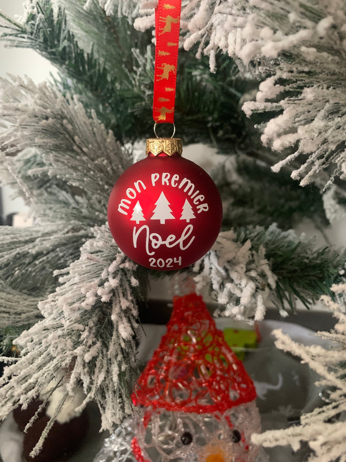 Boule de Noël personnalisée