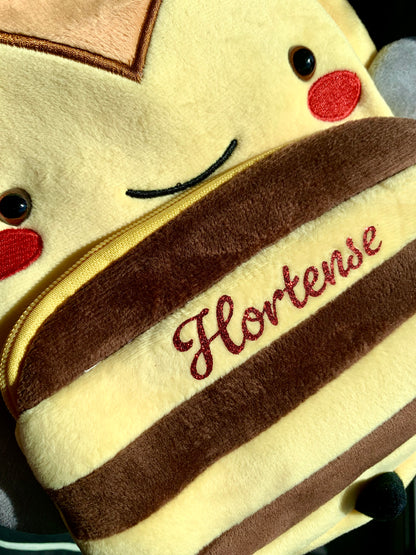 Sac à dos enfant en peluche - maternelle / Animal : Mireille l'abeille