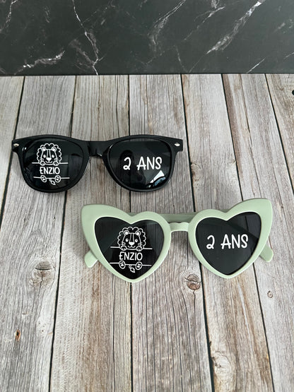 Lunettes personnalisées anniversaire / fête