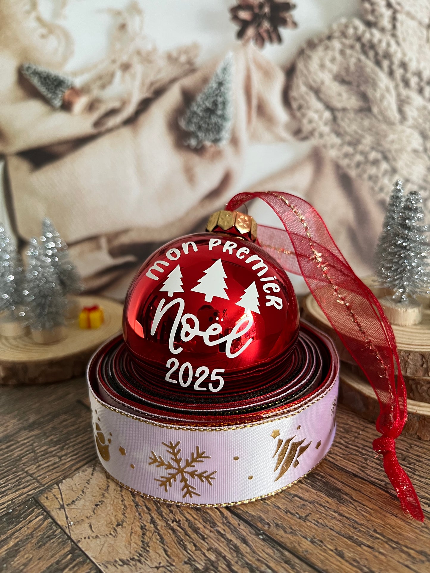 Boule de Noël personnalisée