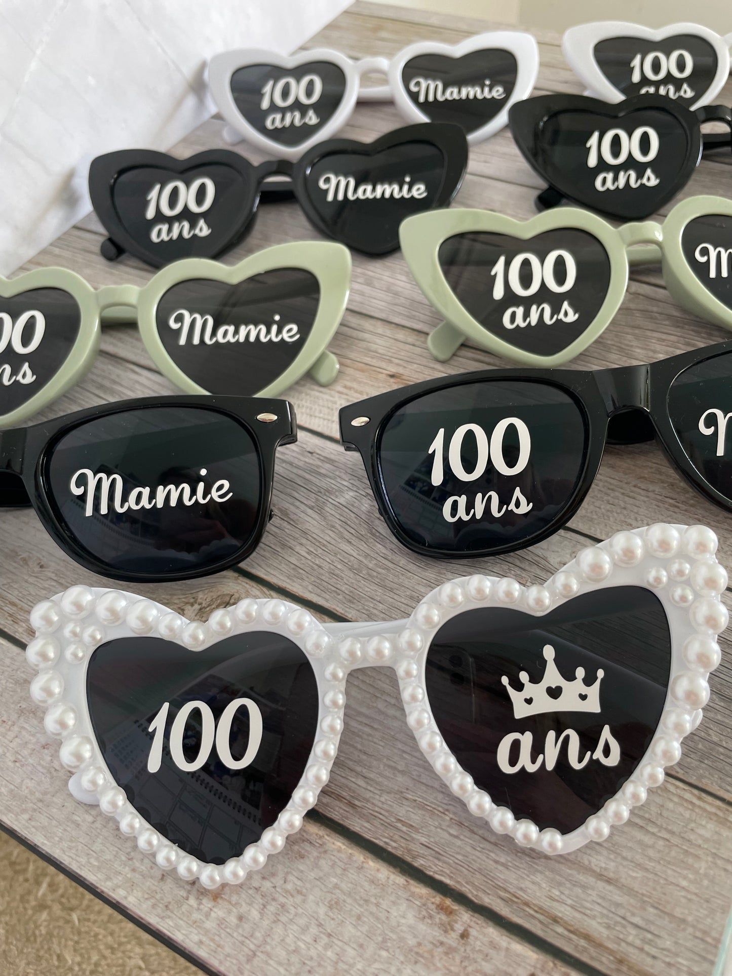 Lunettes personnalisées anniversaire / fête