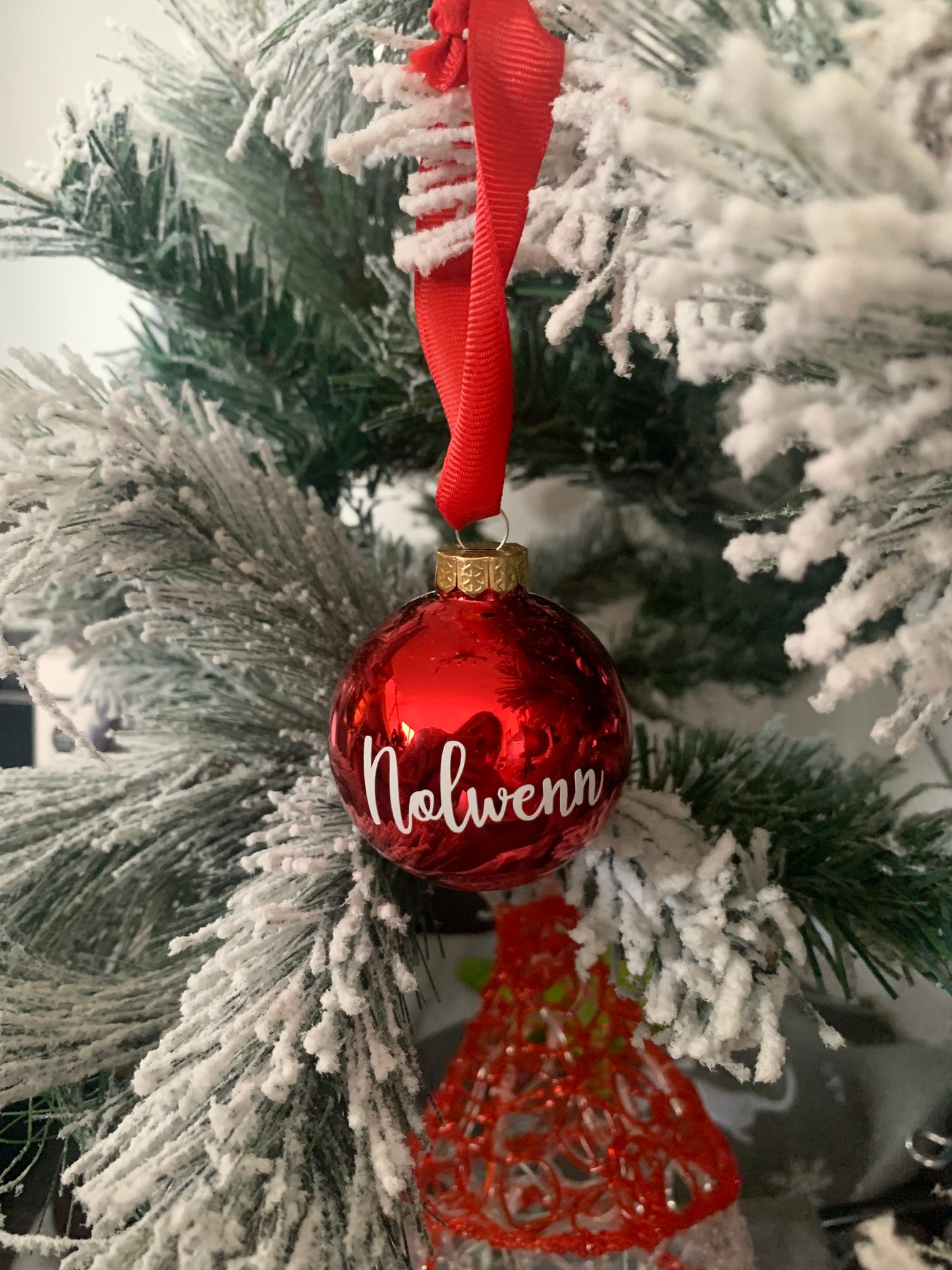 Boule de Noël personnalisée