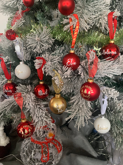 Boule de Noël personnalisée