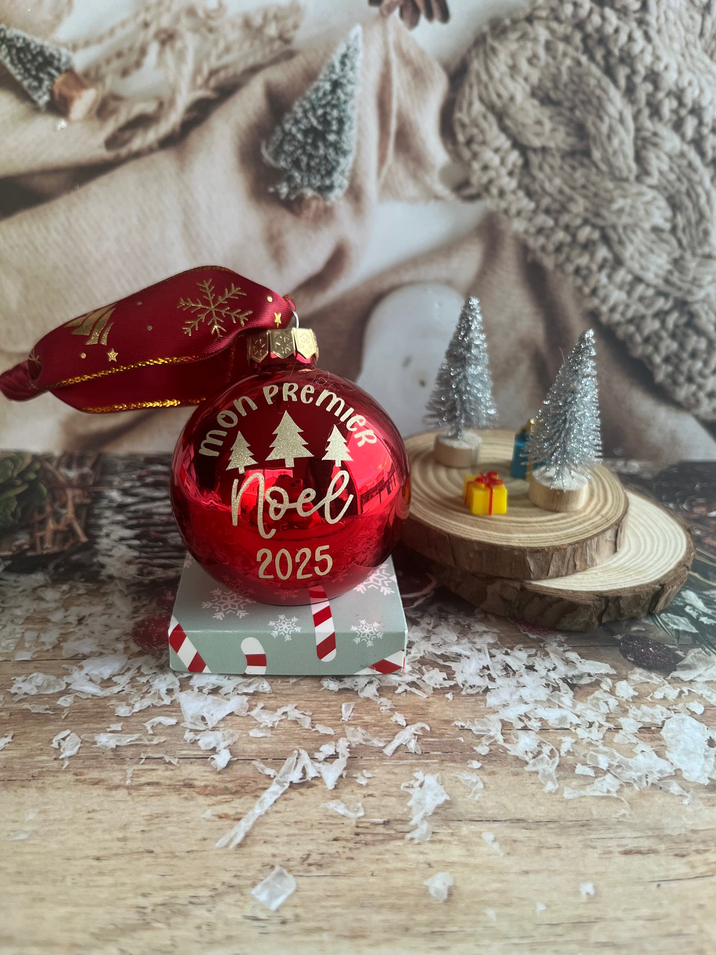 Boule de Noël personnalisée - Mon Premier Noël 2025