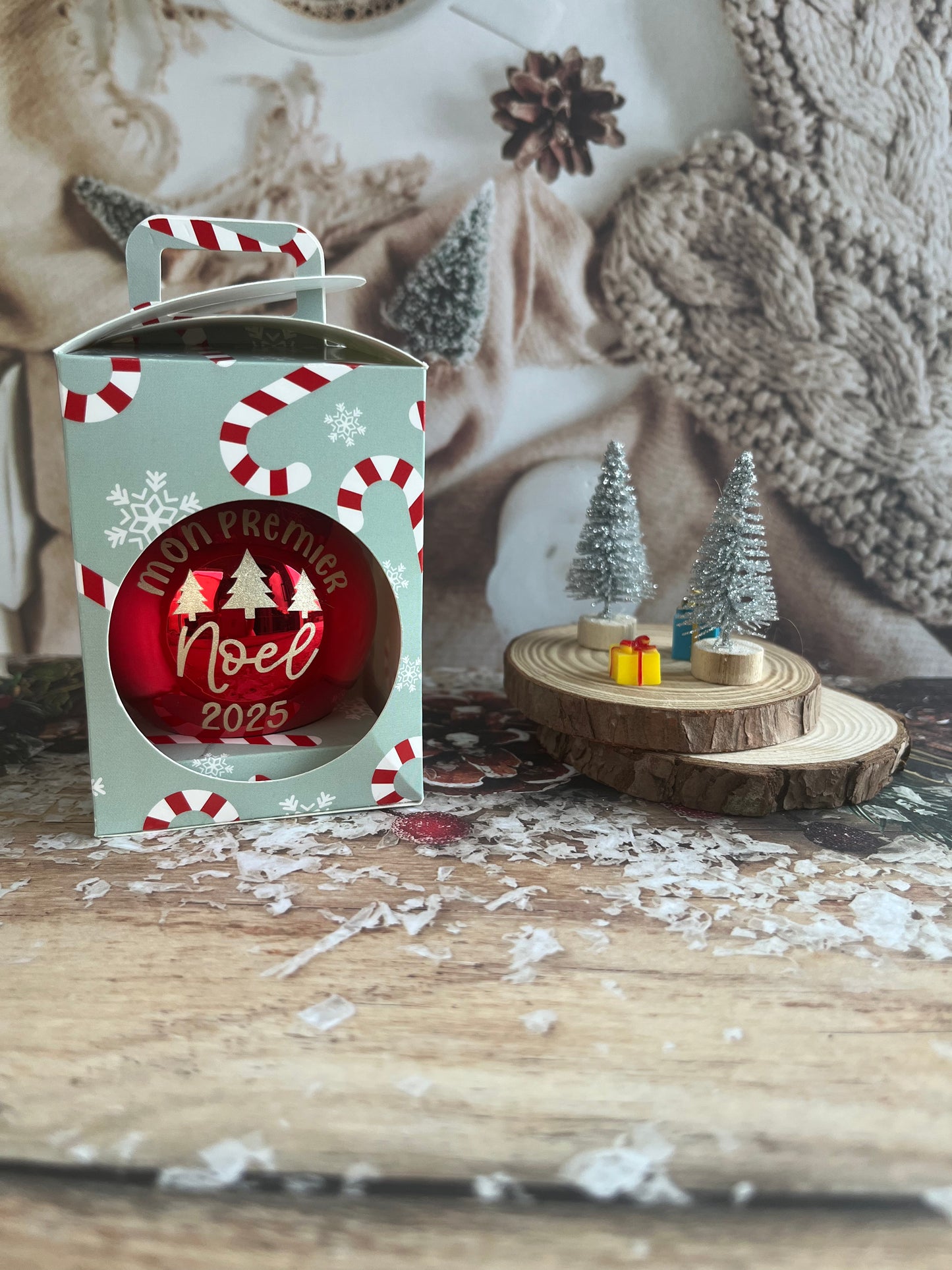 Boule de Noël personnalisée - Mon Premier Noël 2025