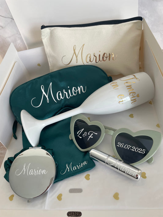 Box Témoin / demoiselle d’honneur - Mariage / EVJF - Couleur Vert