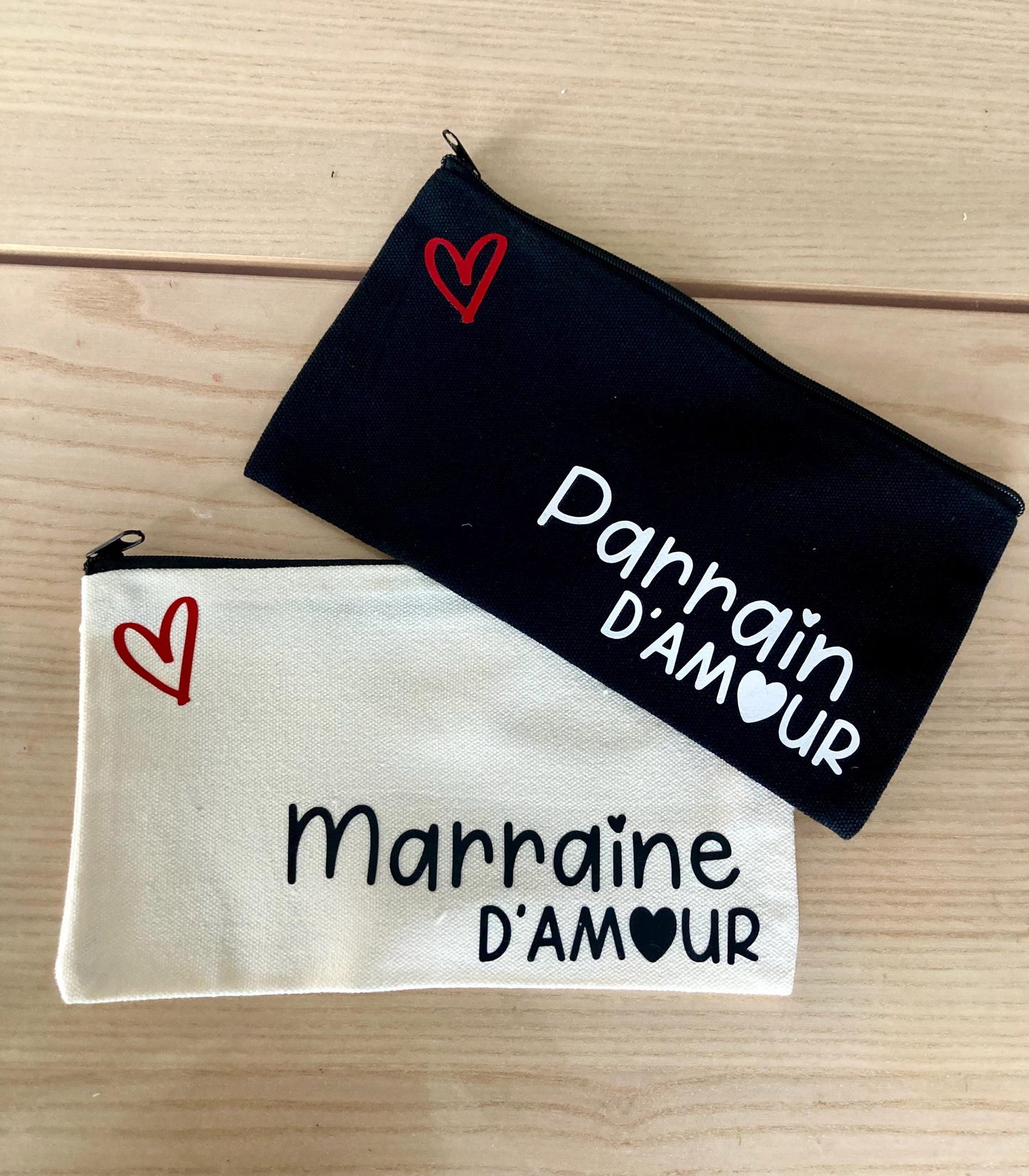 Trousse - Pochette personnalisée Message Famille