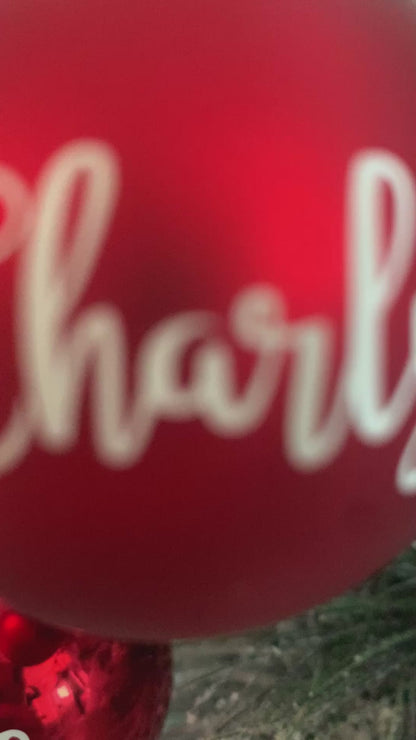 Boule de Noël personnalisée