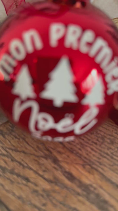 Boule de Noël personnalisée